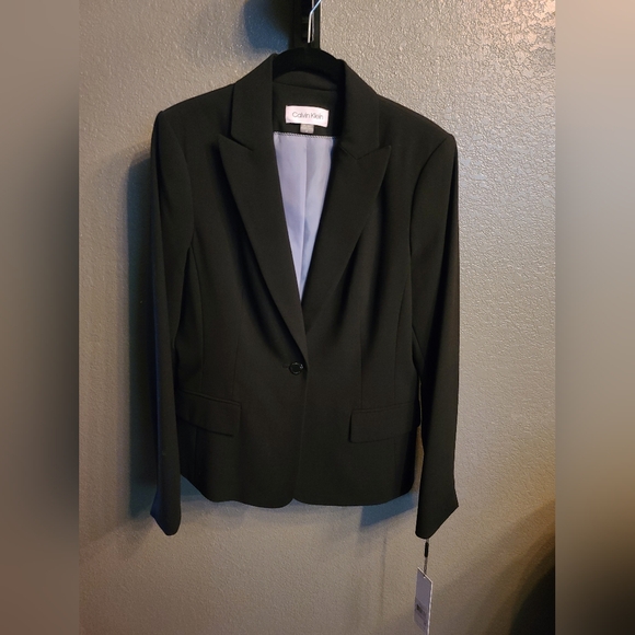 Calvin Klein Blazer Black Size 6 - Picture 1 of 4